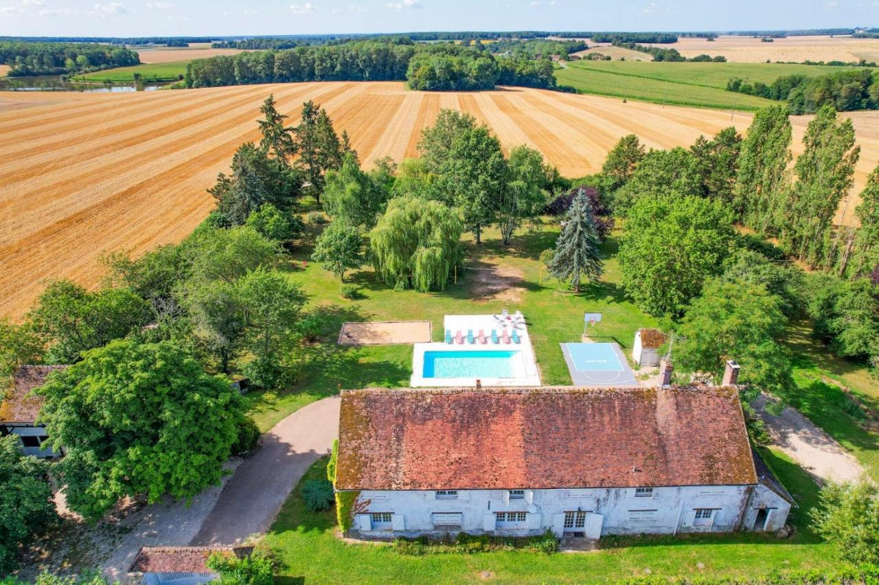 Crazy Villa Etisseaux 45 - Heated Pool - Volley Court - 1H30 Paris - 45P Saint-Maurice-sur-Aveyron Bagian luar foto