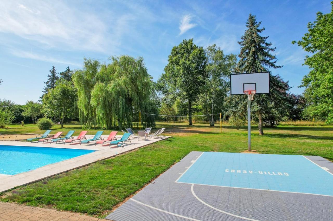Crazy Villa Etisseaux 45 - Heated Pool - Volley Court - 1H30 Paris - 45P Saint-Maurice-sur-Aveyron Bagian luar foto